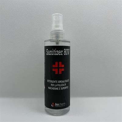 DETERGENTE IDROALCOLICO SANITIZER80V MASCHERINE E SUPERF. 100ML