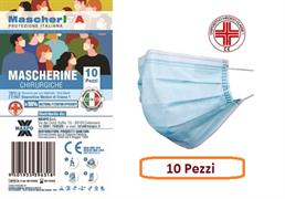 MASCHERINA CHIRURGICA MascherITA TIPO II, CONFEZIONE DA 10 PEZZI